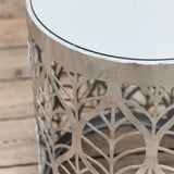 Silver Gilt Leaf Side Tables