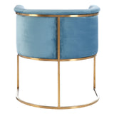 Blue Velvet Chair