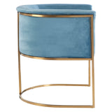 Blue Velvet Chair