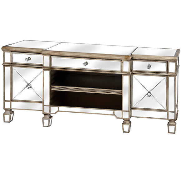 Mirrored TV Media Unit