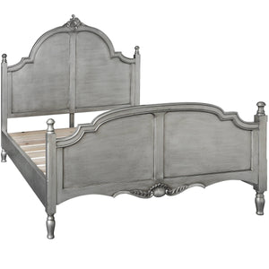 Silver Leaf King Size Bed