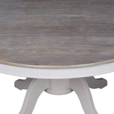 Large Round Wooden Dining Table