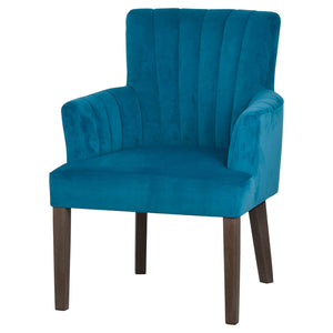 Velvet High Backed Chair