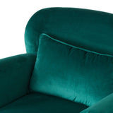 Emerald Velvet Armchair