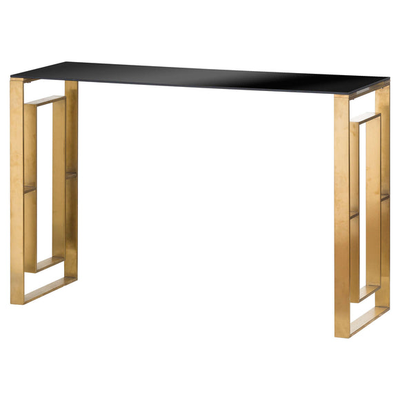 Brushed Brass Console Table