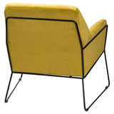 Mustard Velvet Club Chair