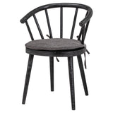 Black Wooden Dining Chair