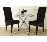 Black Velvet Dining Chair