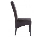 Black Velvet Dining Chair