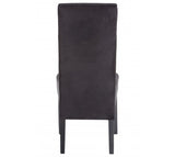 Black Velvet Dining Chair