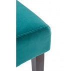 Teal Velvet Dining Chair