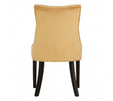 Gold Velvet Dining Chair