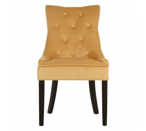 Gold Velvet Dining Chair