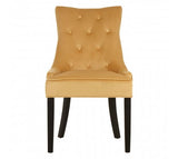 Gold Velvet Dining Chair