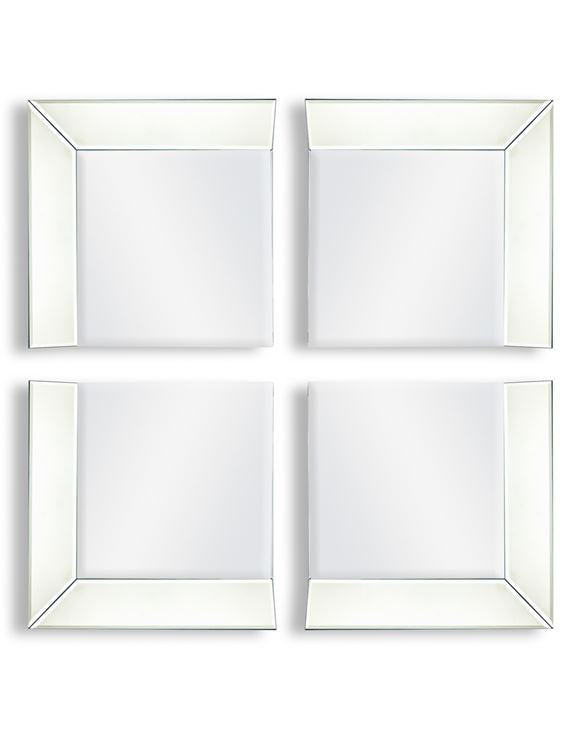 Venetian 4 Corner Piece Mirror Set