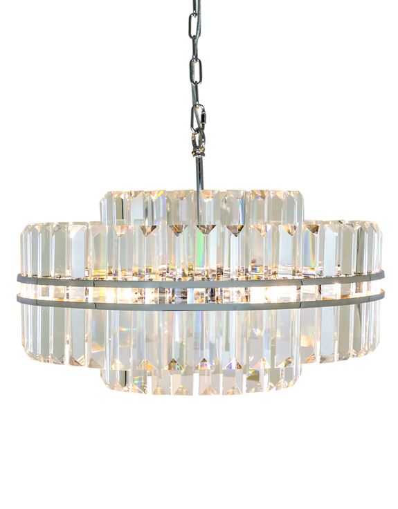 Chrome Drop Chandelier