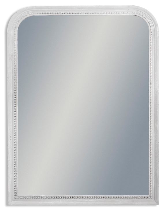 White Portrait Wall Mirror