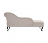 Natural Linen Chaise Longue