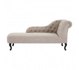 Natural Linen Chaise Longue