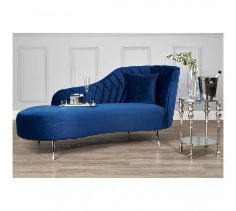 Blue Chaise Longue