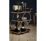 Rose Gold Drinks Trolley