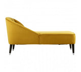 Gold Velvet Chaise Longue