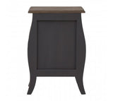 Grey Wooden Bedside Cabinet