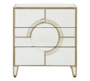 Mirrored Bedside Cabinet