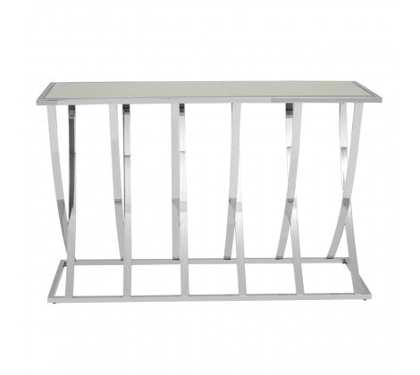 Silver Console Table