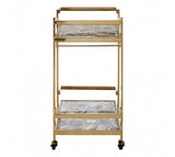 Gold Framed Drinks Trolley