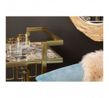 Gold Framed Drinks Trolley