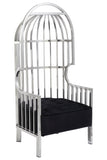 Silver Birdcage Chair