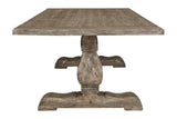 Large Rustic Teak Dining Table