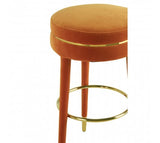 Orange Bar Stool
