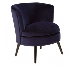 Dark Blue Occasional Chair