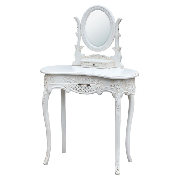 Antique white dressing table 