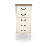 Antique White Tallboy Drawers