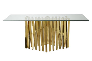 Gold Art-Deco Dining Table 