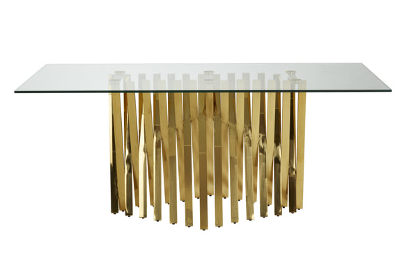 Gold Art-Deco Dining Table 