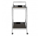 Black and Silver Drinks Trolley