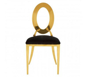 Black And Gold Dining Chair 