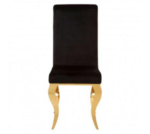 Black And Gold Dining Chair 