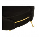 Black And Gold Tub Chair