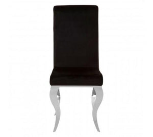 Black And Silver Dining Chair