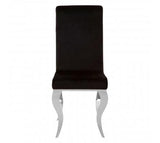 Black And Silver Dining Chair