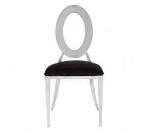 Black And Silver Dining Chair