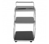 Black and Silver Drinks Trolley