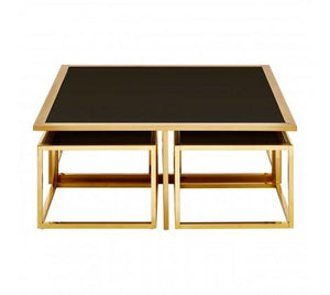 Black & Gold Coffee Table