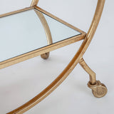 Gold Gilt Leaf Drink Trolley