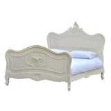 Cream French Style King Size Bed